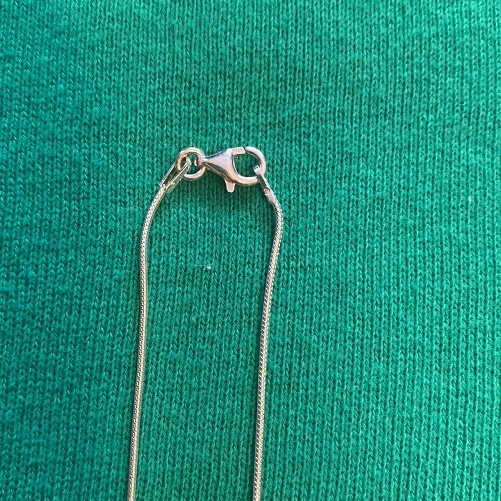 Silver And Gemstone Statement Necklace - image 3